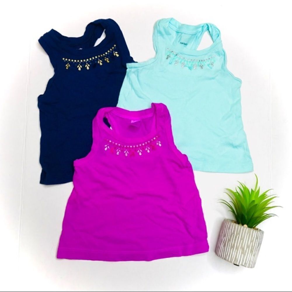 𝅺carter’s Racerback Tank Tops Bundle